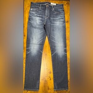 NWOT AG Adriano Goldschmied Men's 32R Indigo 8 YRS ELSTON Wash Straight Jeans
